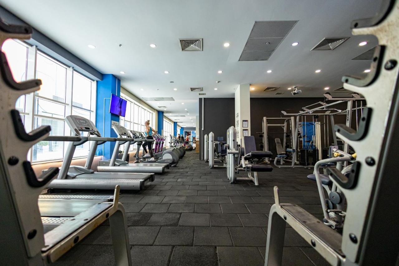 16Th Floor Sky View Condo With Pool And Fitness スコピエ エクステリア 写真